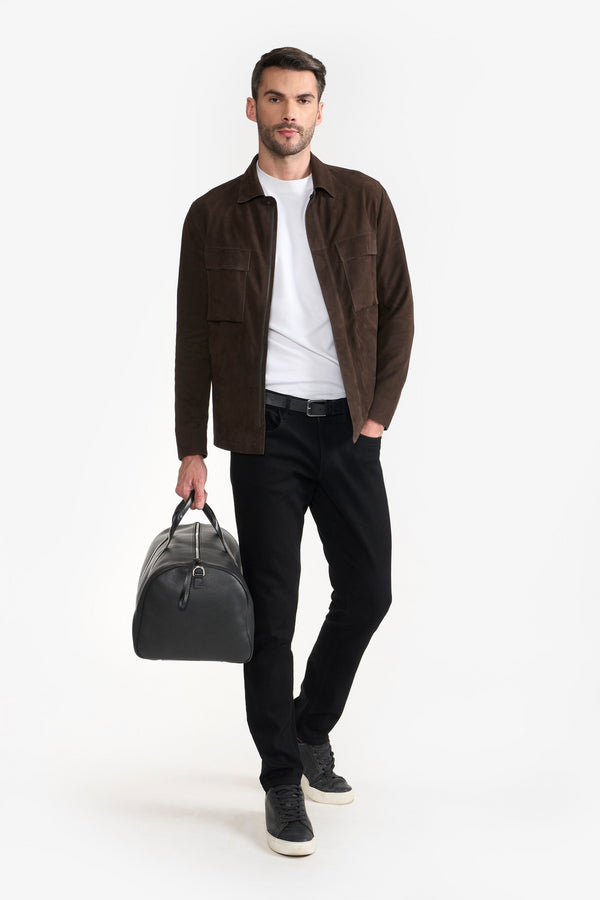 Brown Travis Leather Jacket