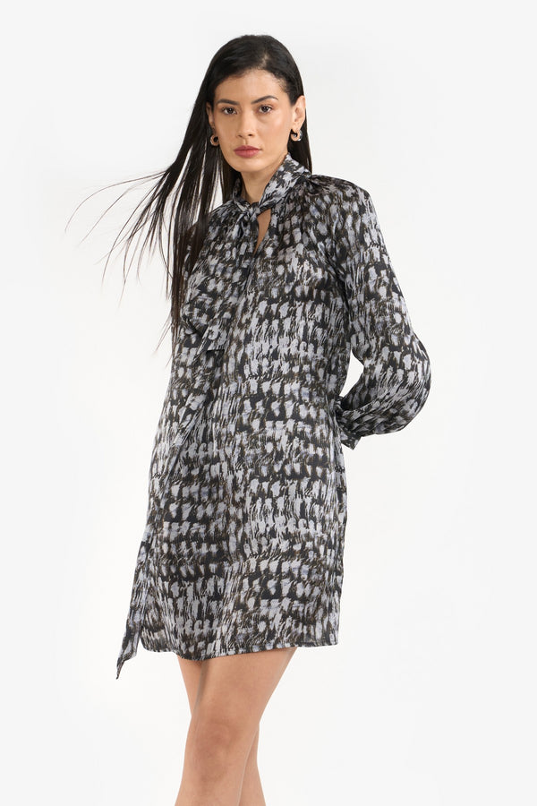 Black/grey Samara Women Dress