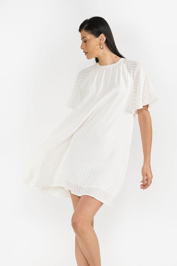 White Georgia Women Dress