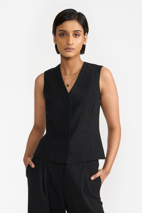 Black Maia Vest Women's Vest