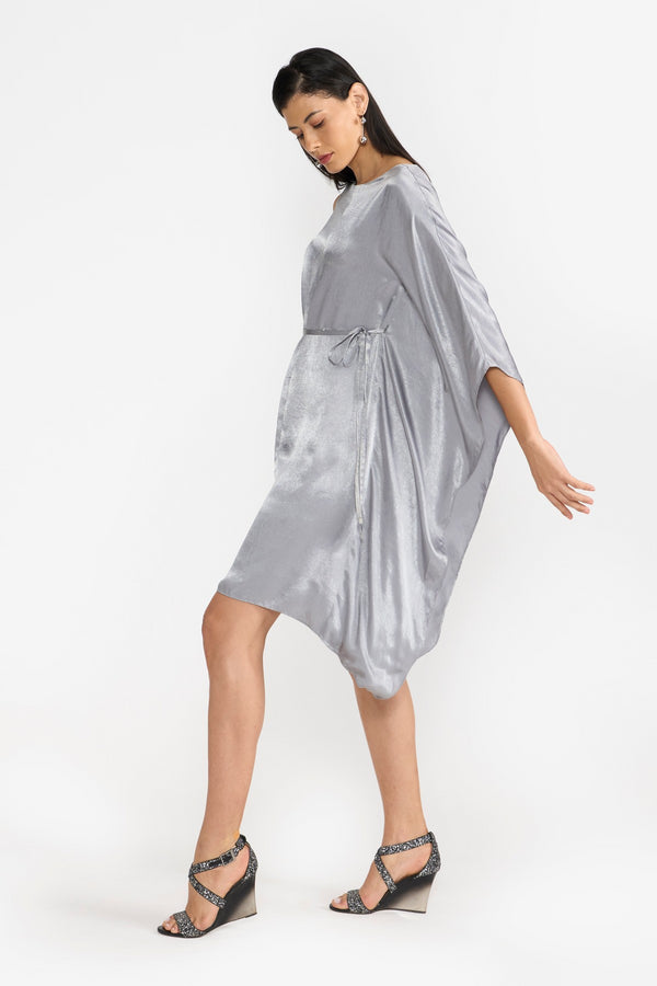 Metallic Grey Janet Women Dress