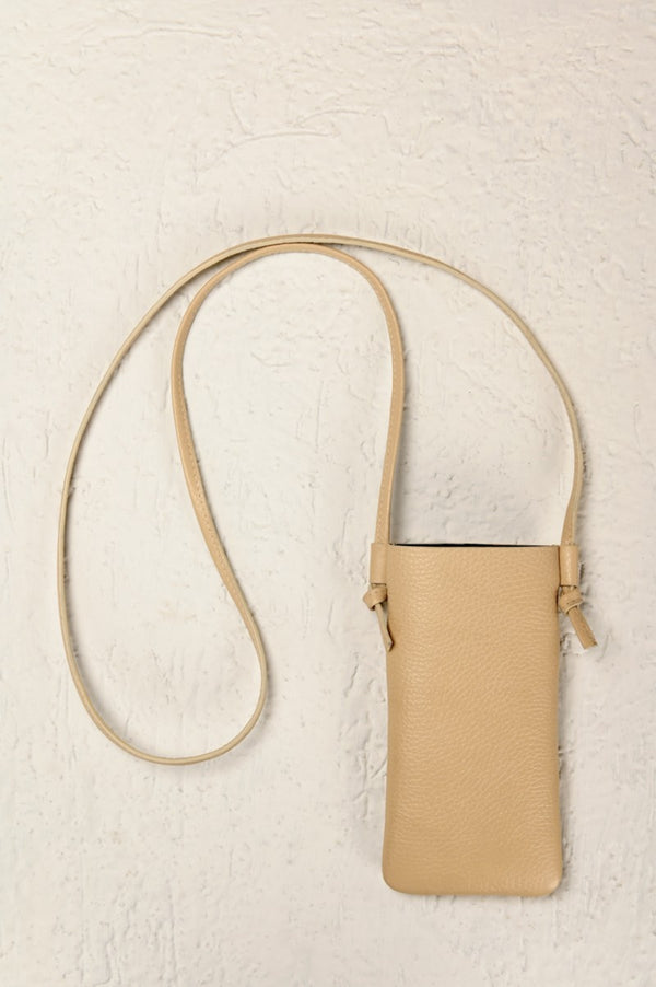 String Tan Clare Crossbody Bag