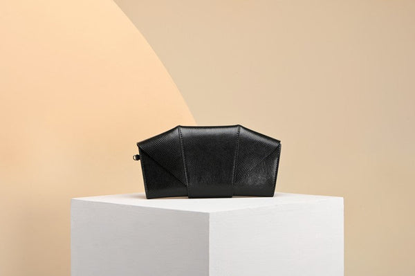 Black Ella Evening Clutch