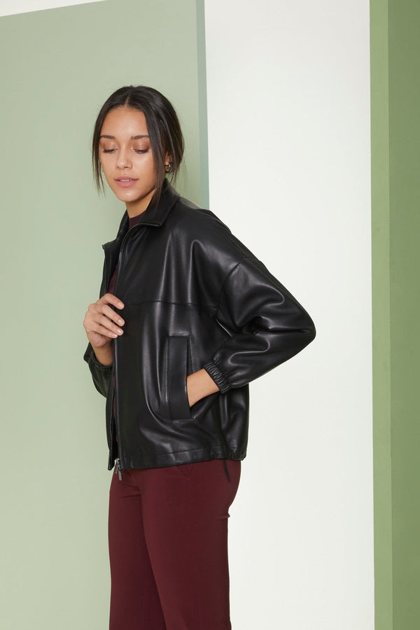 Black Sade Leather Jacket