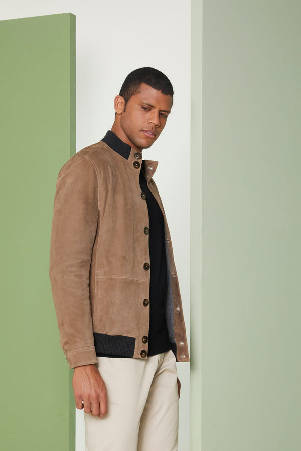 Cashmere Brown Knox Leather Jacket