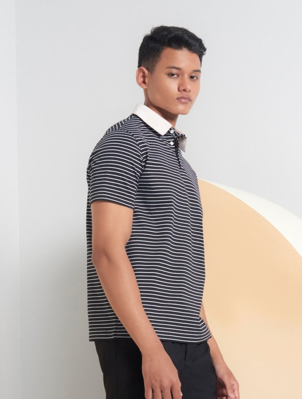 Black Stripe Simon T-Shirt