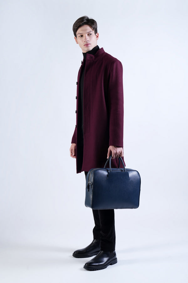 Navy Aries Briefcase Bag