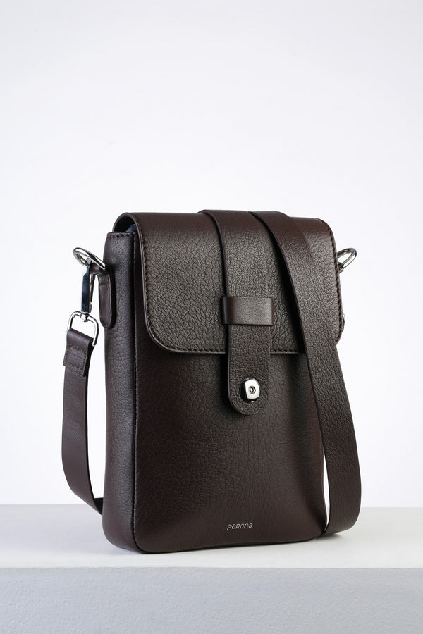 Brown Ceron Messenger Bag