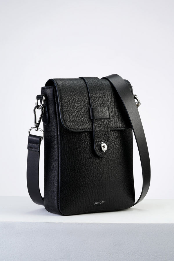 Black Ceron Messenger Bag