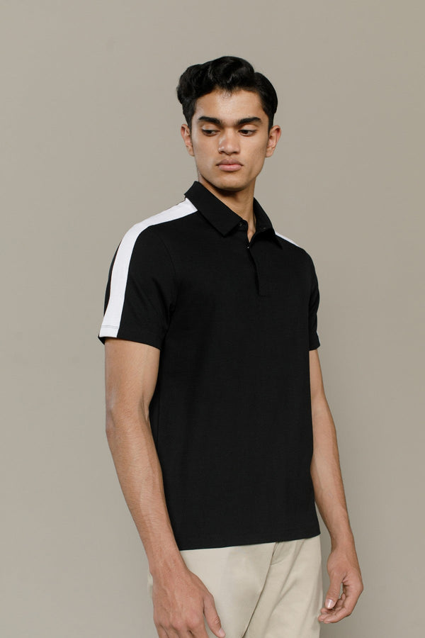 Black White Cooper Polo