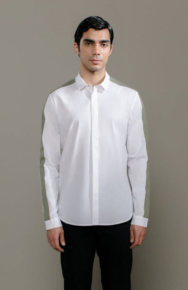 White Olive Joss Shirt