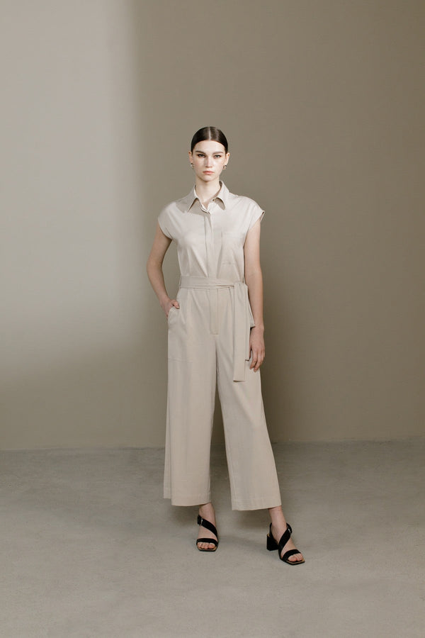 Cream Anika Jumpsuit