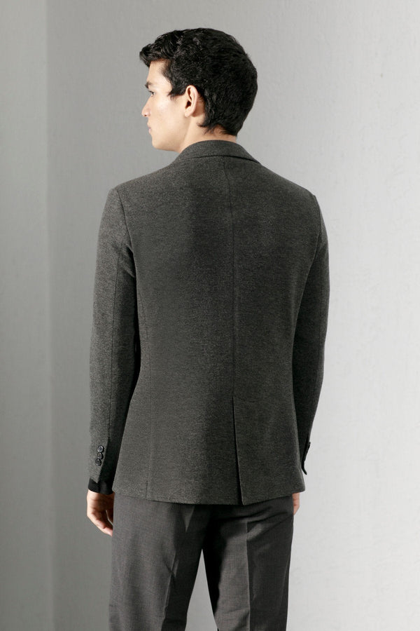 Grey Noren Knit Blazer