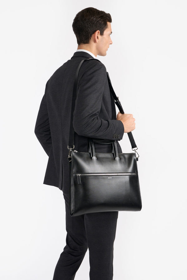 Black Arlo Briefcase Bag