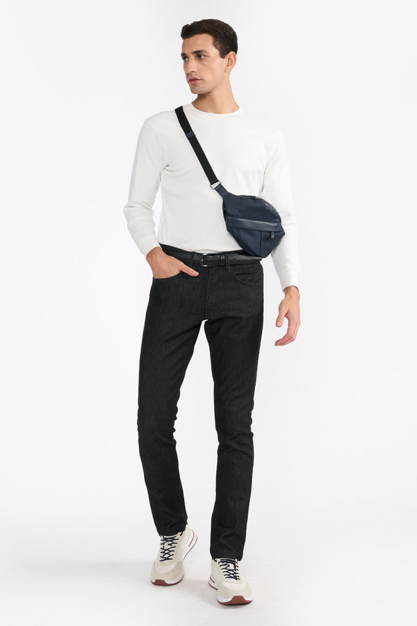 Navy Efron Belt Bag