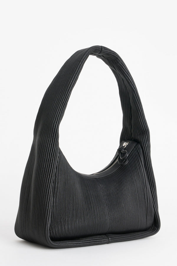 Black Stacy Shoulder Bag