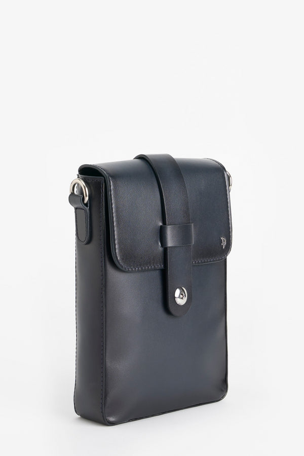 Navy Blue Ceron Messenger Bag