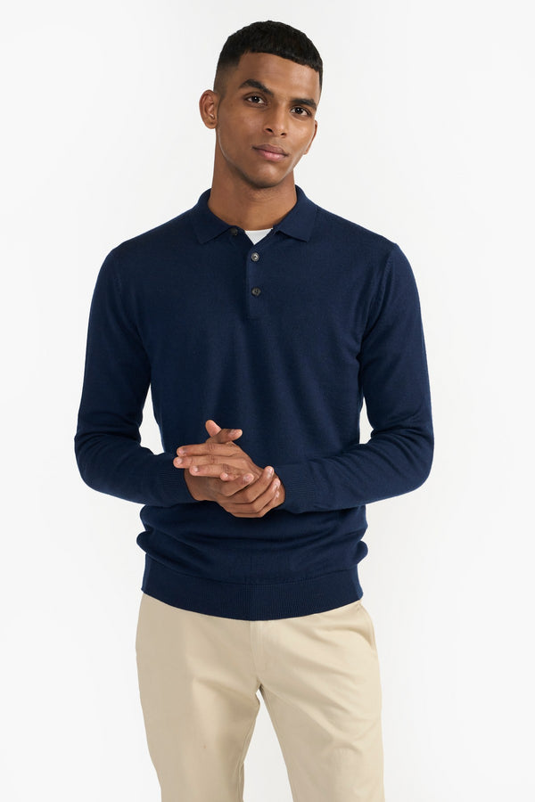 Navy Wade Men Sweater