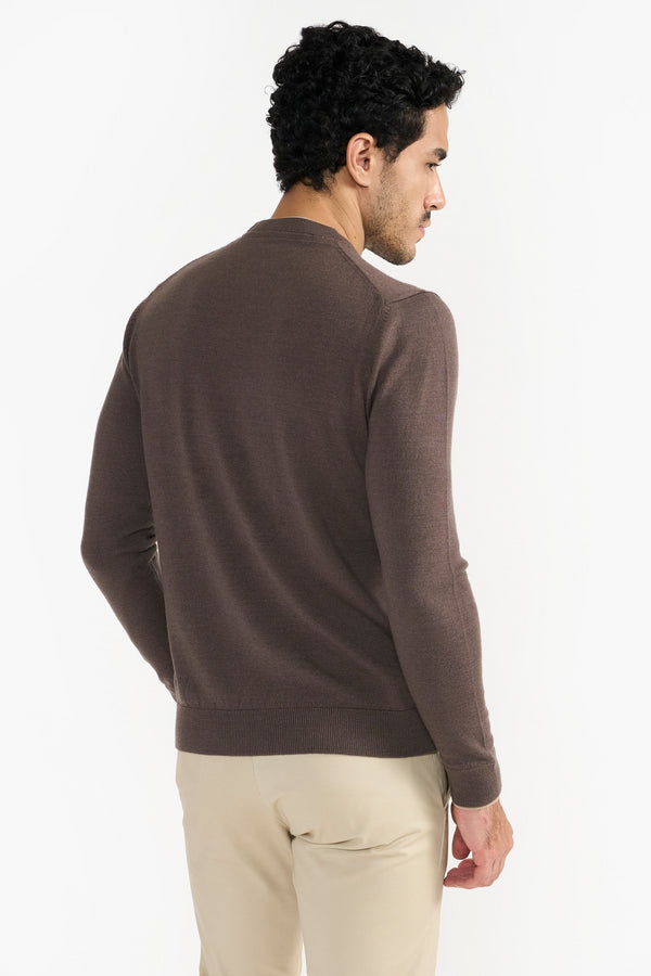 Brown / Beige Gregory Men Sweater