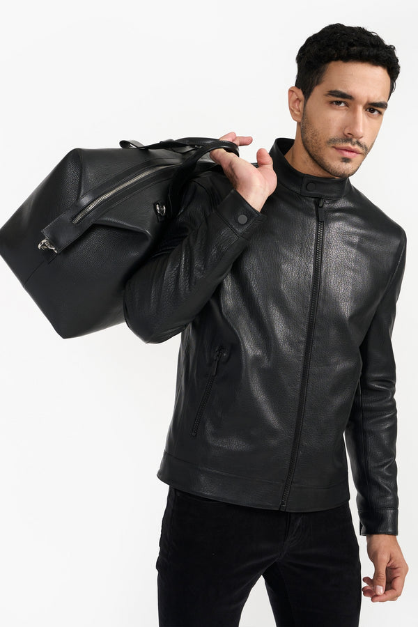 Black Andrew Leather Jacket