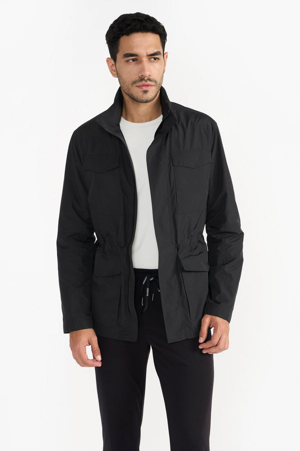 Black Ike Fabric Jacket