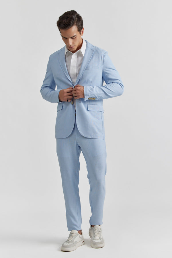 Light Blue Lupin Blazer Cotton Blazer