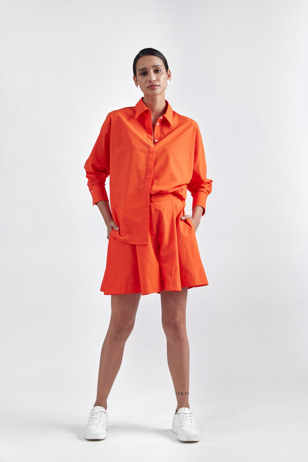 Cadmium Orange Kimiko Shirt